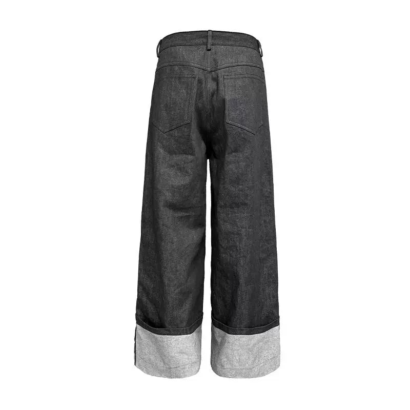 Mid-rise Wide Leg Cow Jeans