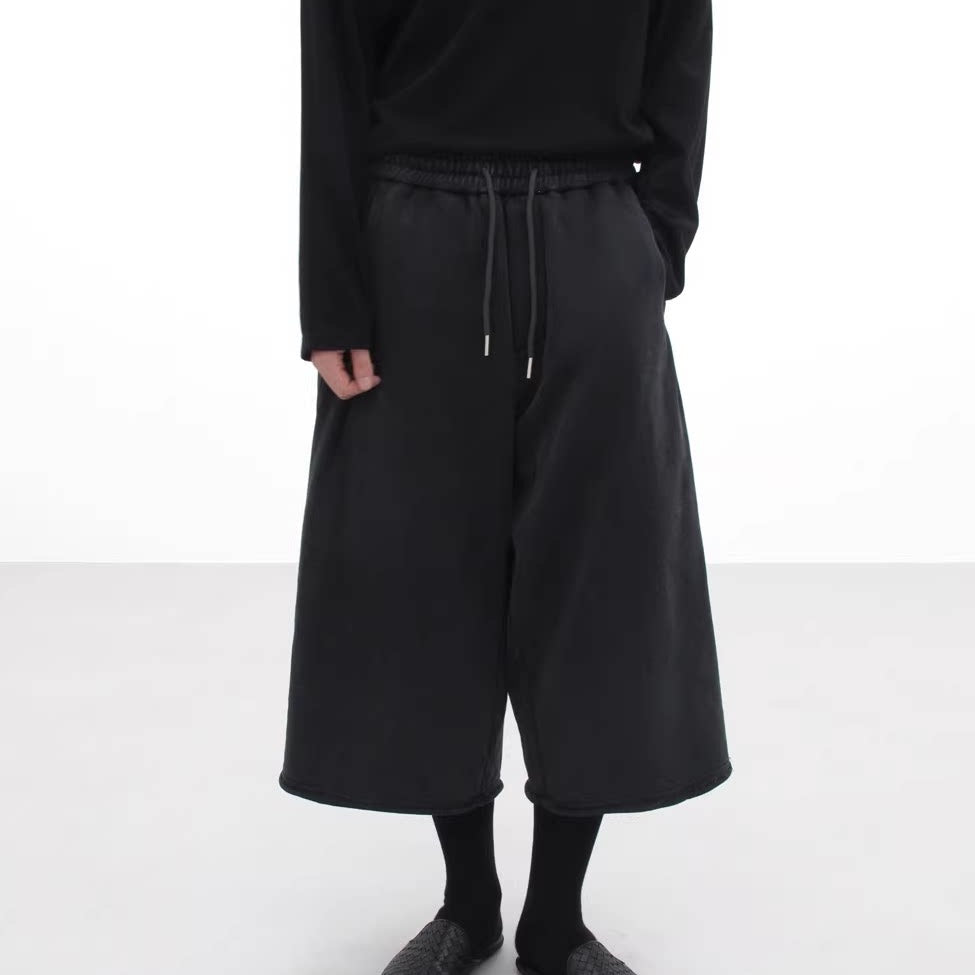 Rolled Edge Sweat Shorts
