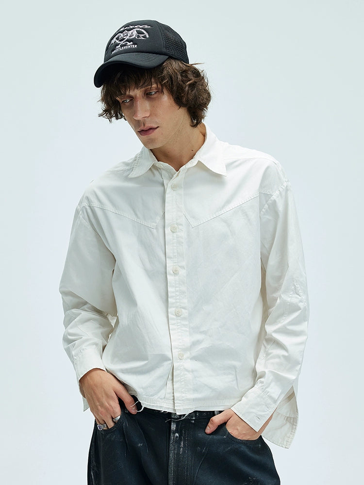 Beard Shape Long Sleeve Shirt