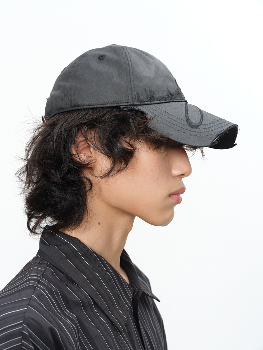 Wax Coating Peaked Cap