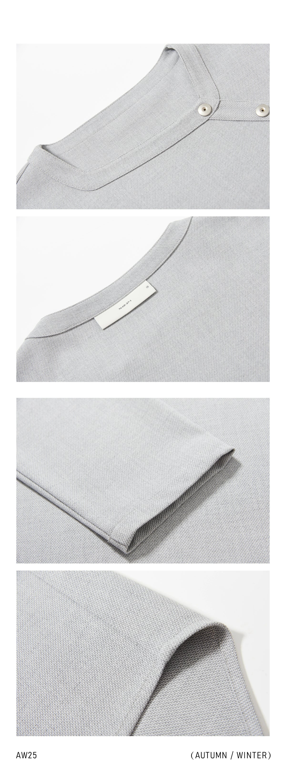 Pullover Diagonal Caftan Shirt