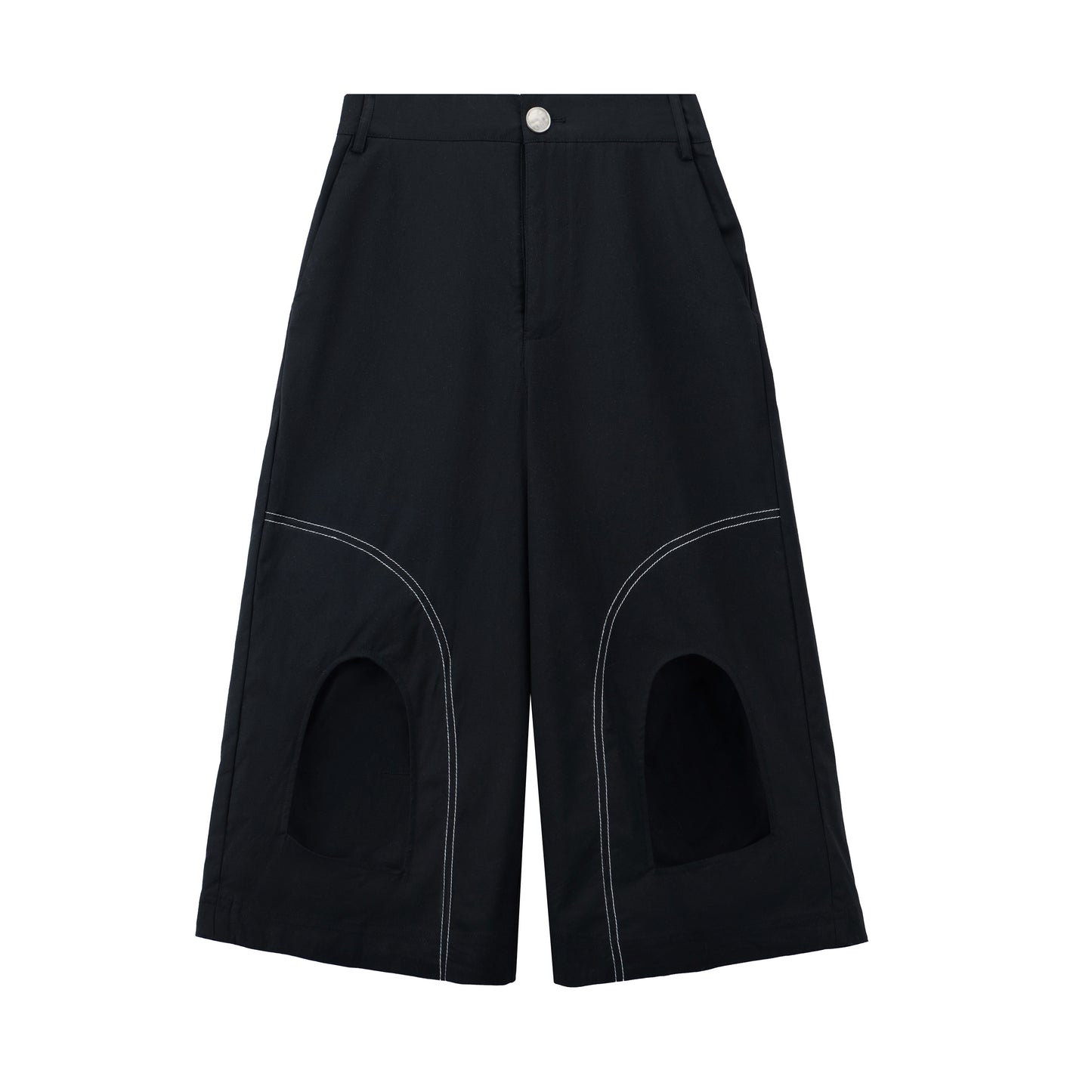 Wide Leg Dark Shorts