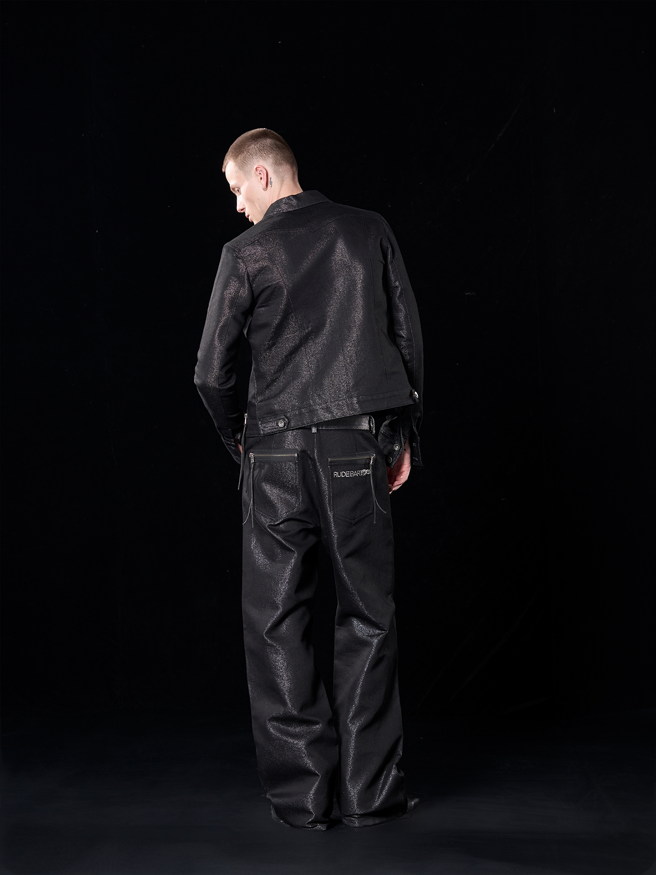 "RUDEBART Skeleton" straight jeans