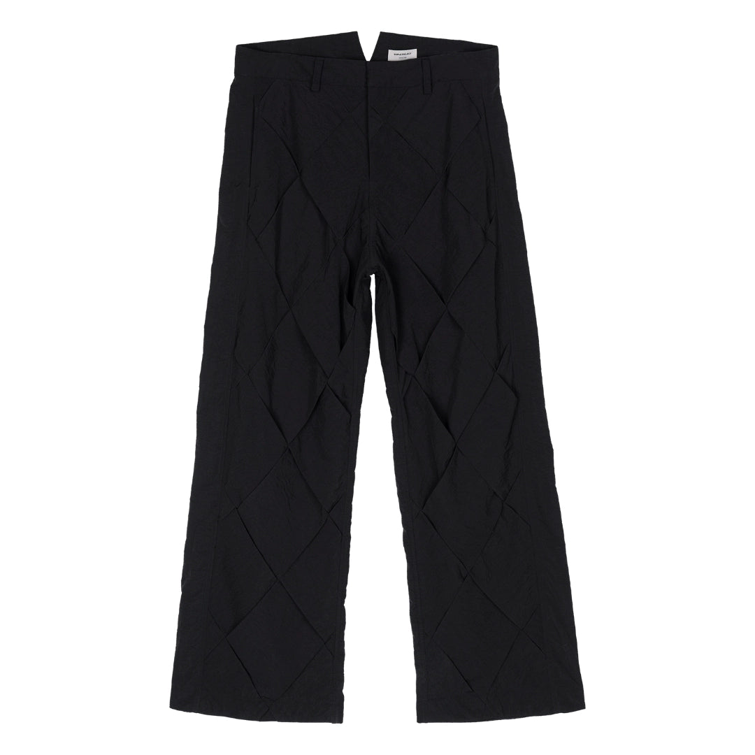 Nylon knit Braided Trousers