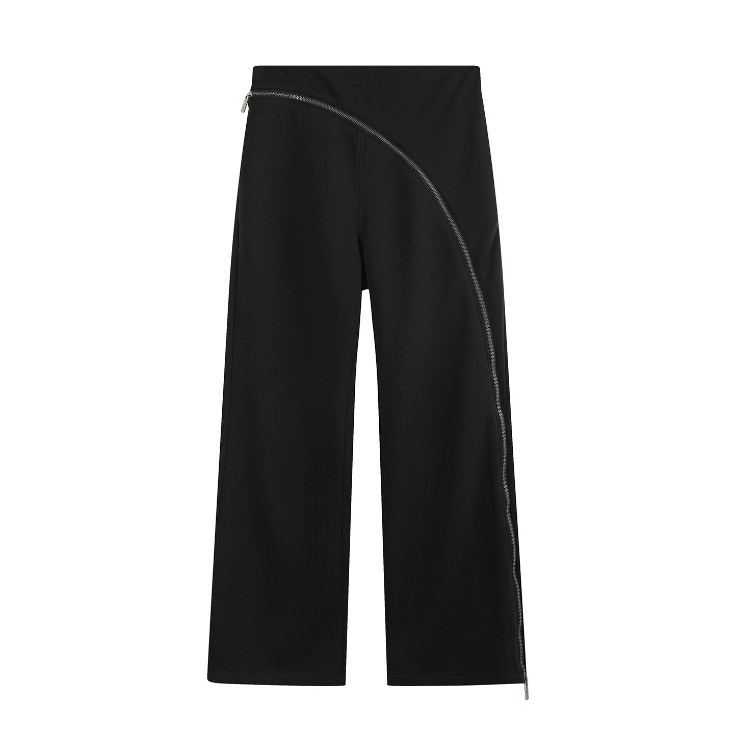 Curved Chain Knitted Sweatpants