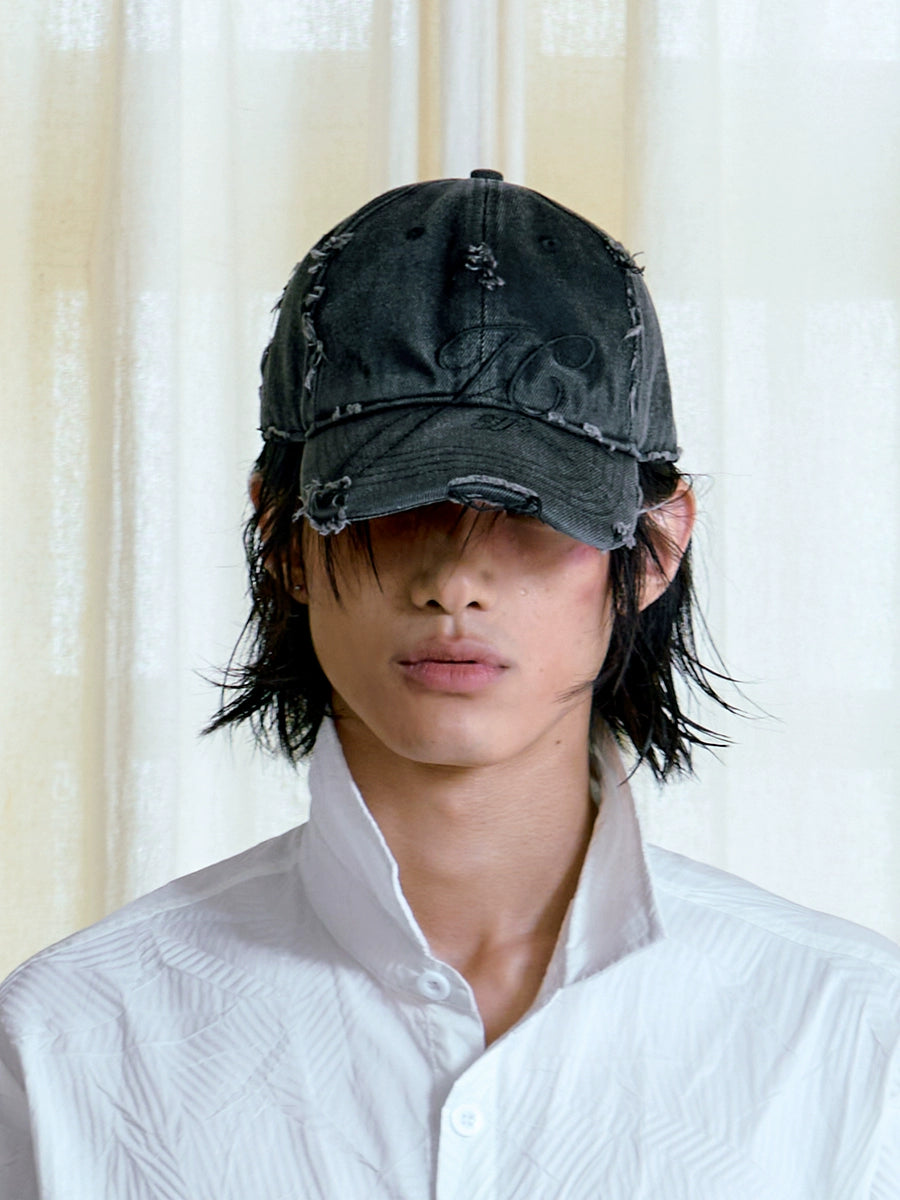Distressed Logo Cap