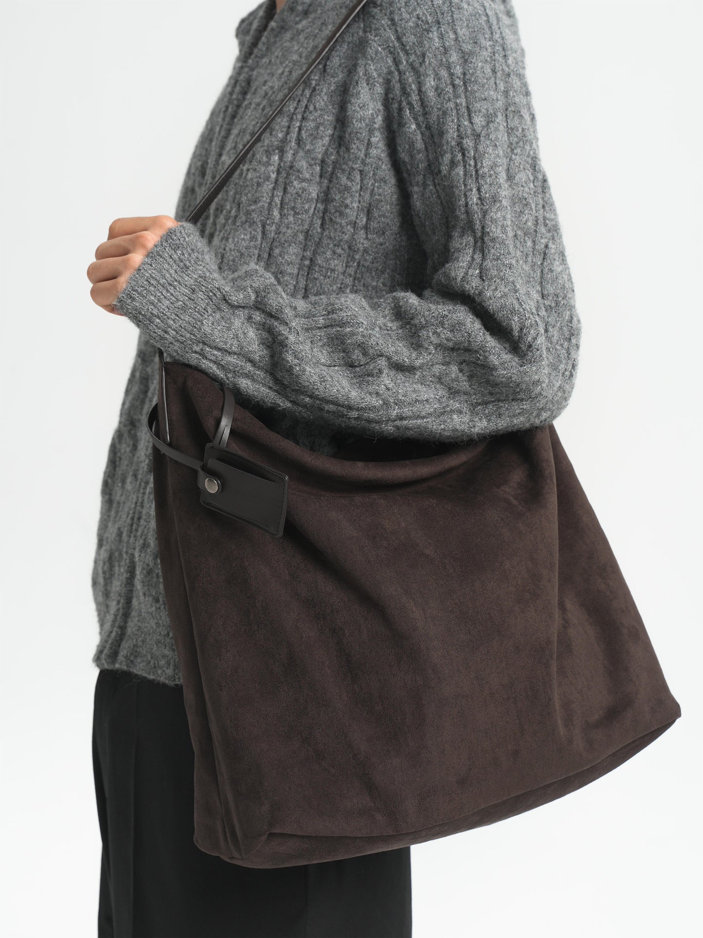 SUEDE HOBO BAG