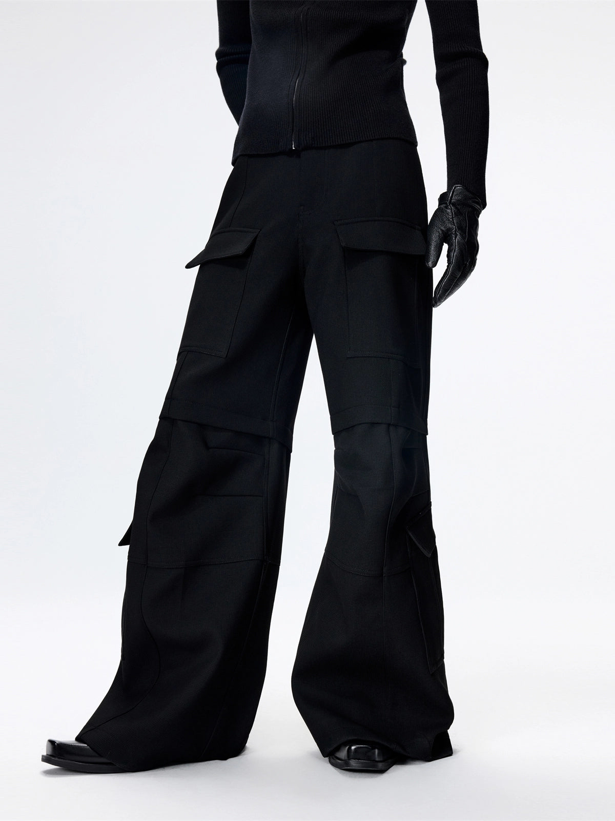 Multi Pocket Texture Cargo Pants