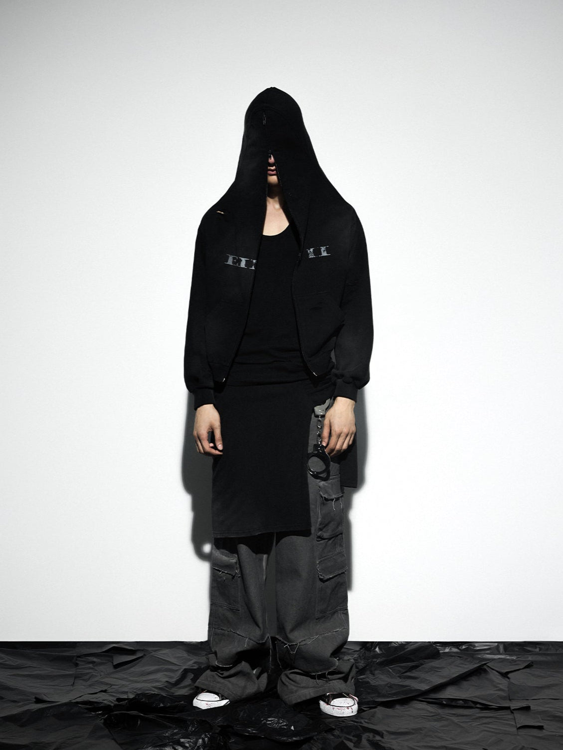 'EIN2' collection washed Hoodie