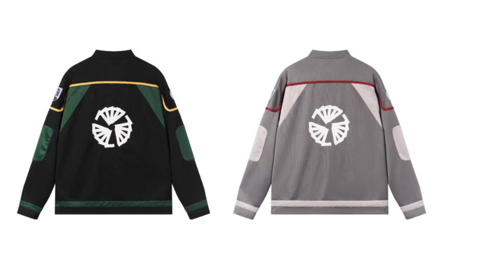 "777" two-tone drawstring ice hockey long sleeve T-shirt