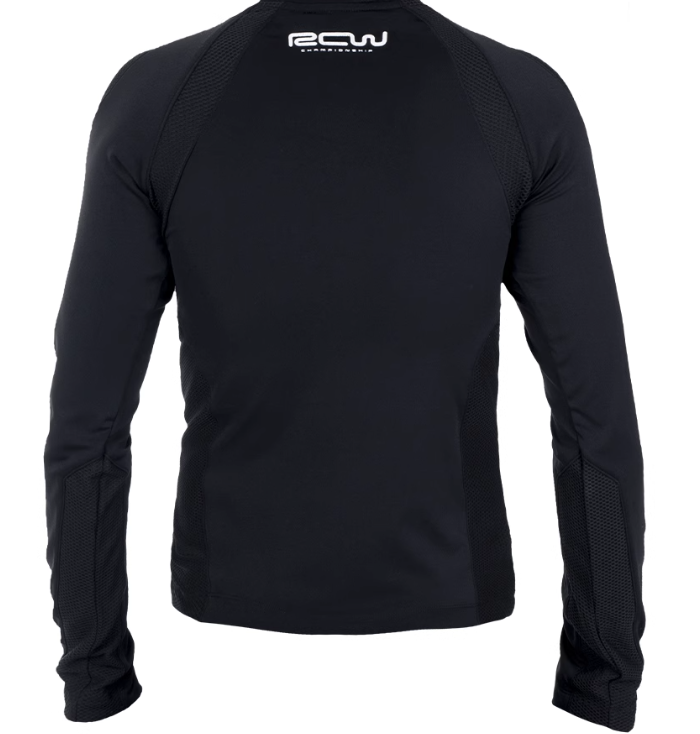 BLACK SHARKSKIN FUNCTIONAL MOTORSPORTS TIGHTS LONG SLEEVE T-SHIRTS