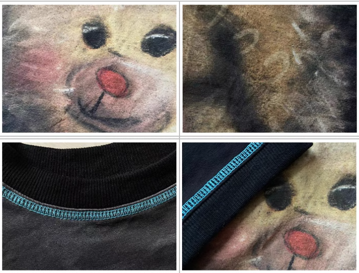 Bear Print Short Sleeve T-Shirt