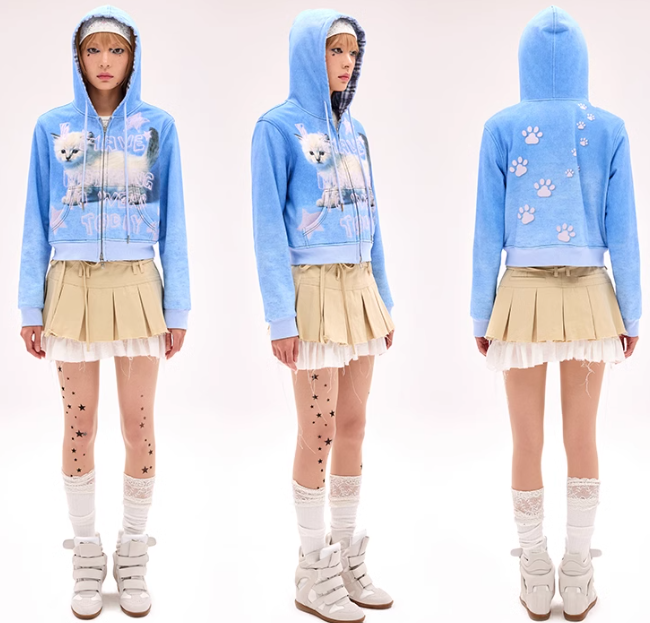 Cat Reversing Hoodie