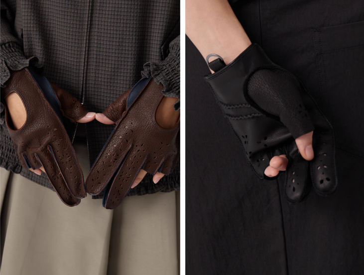 Hollow Carved Driving Gloves