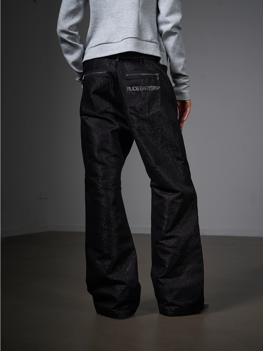 "RUDEBART Skeleton" straight jeans
