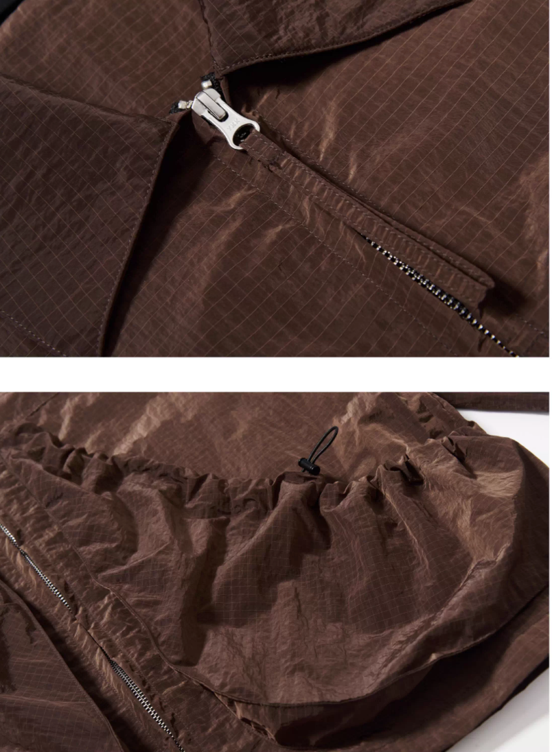 Nylon Lapel Jacket