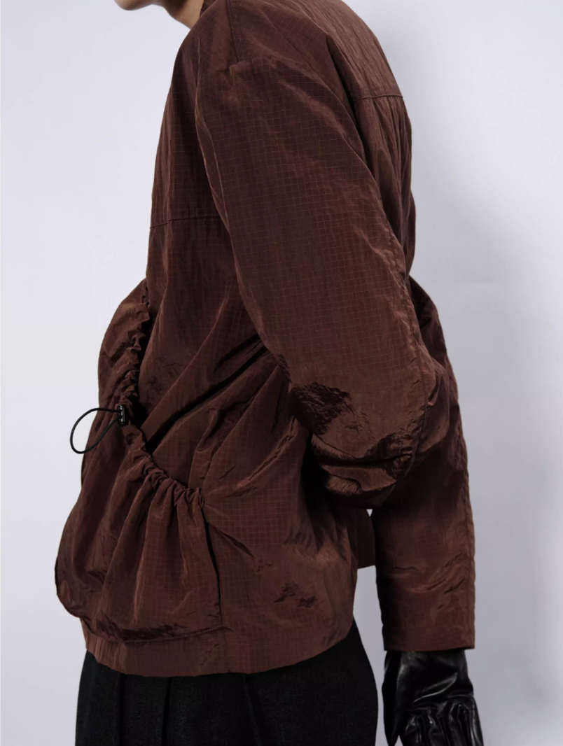 Nylon Lapel Jacket