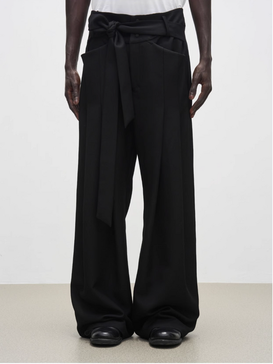 Wrapped Wide-leg Trouser