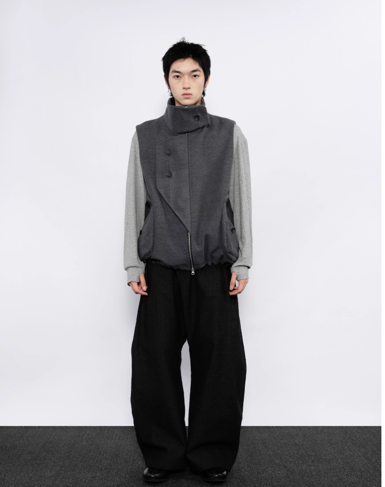 Twill Structure Thick Vest