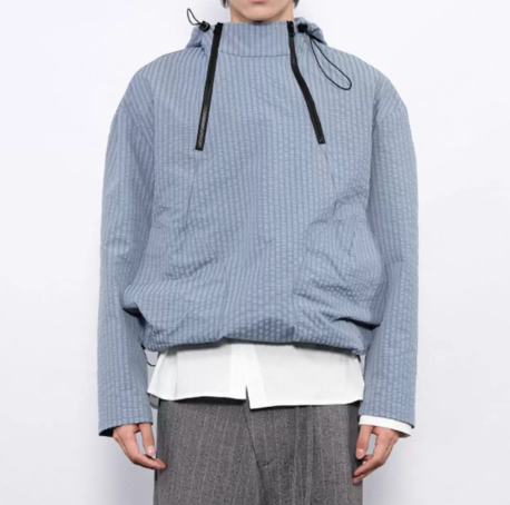Double Zip Pullover Jacket
