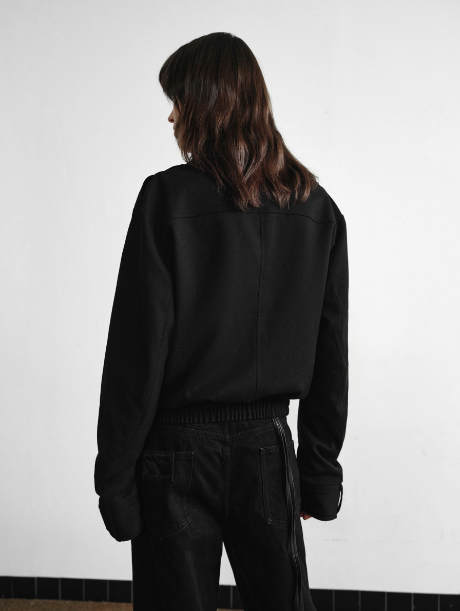 Wool Harrington Jacket