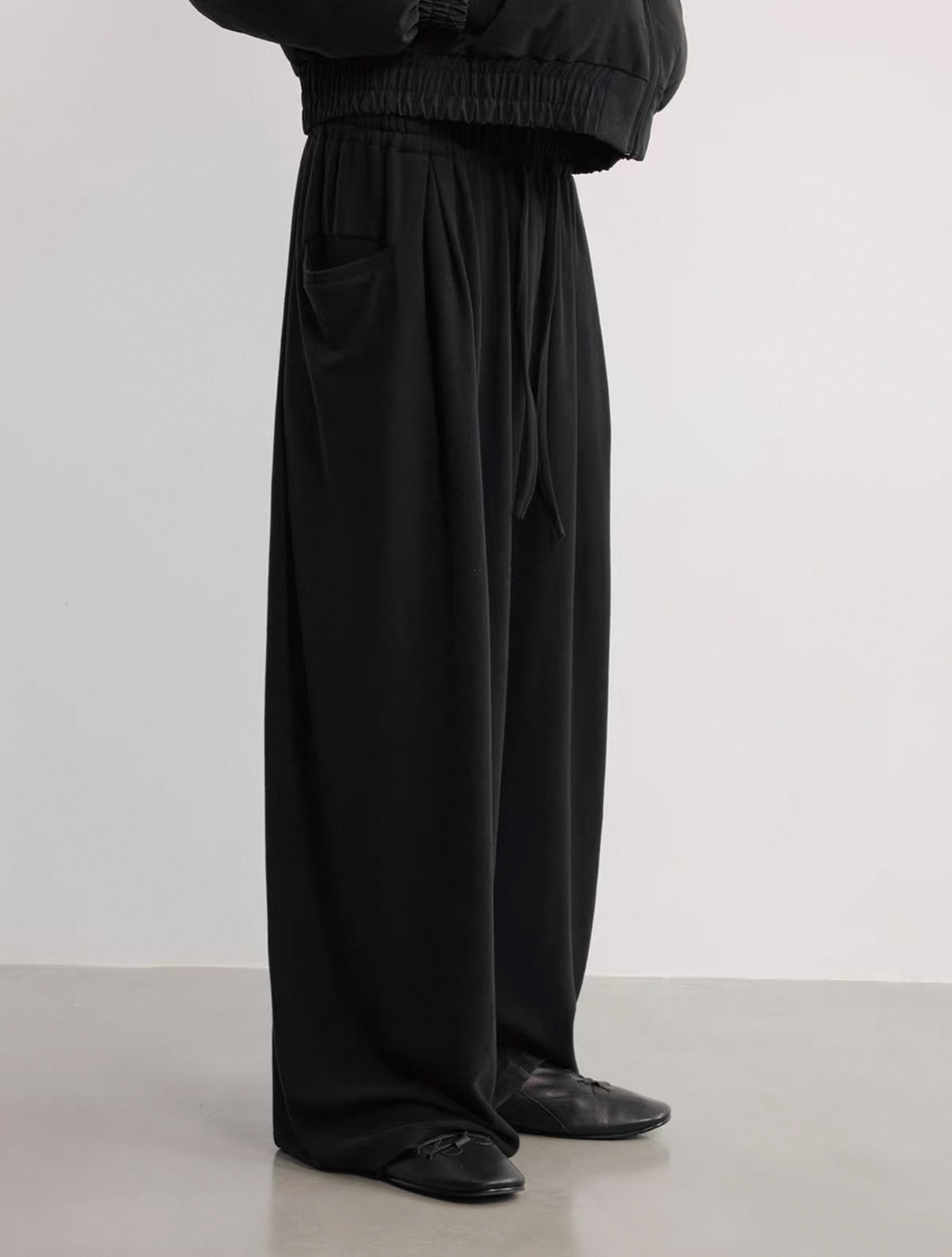 Drawstring Brushed Trouser