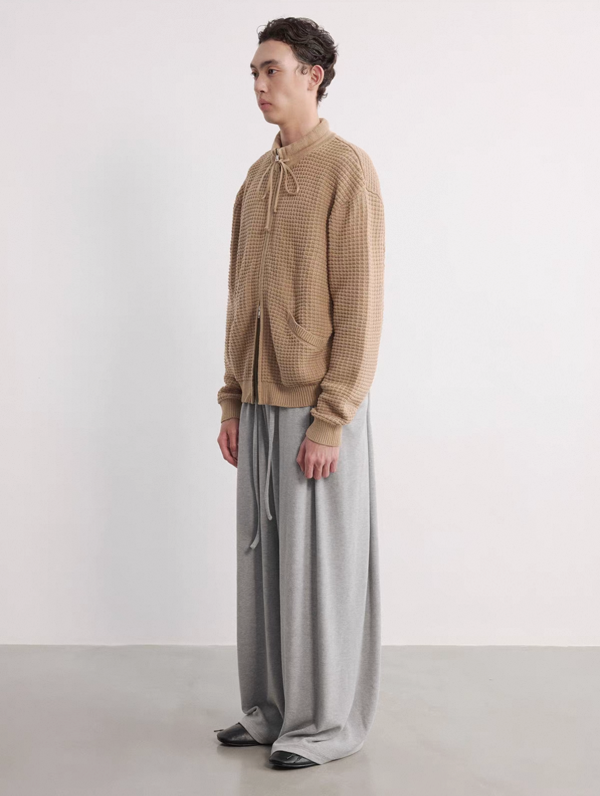 Drawstring Brushed Trouser
