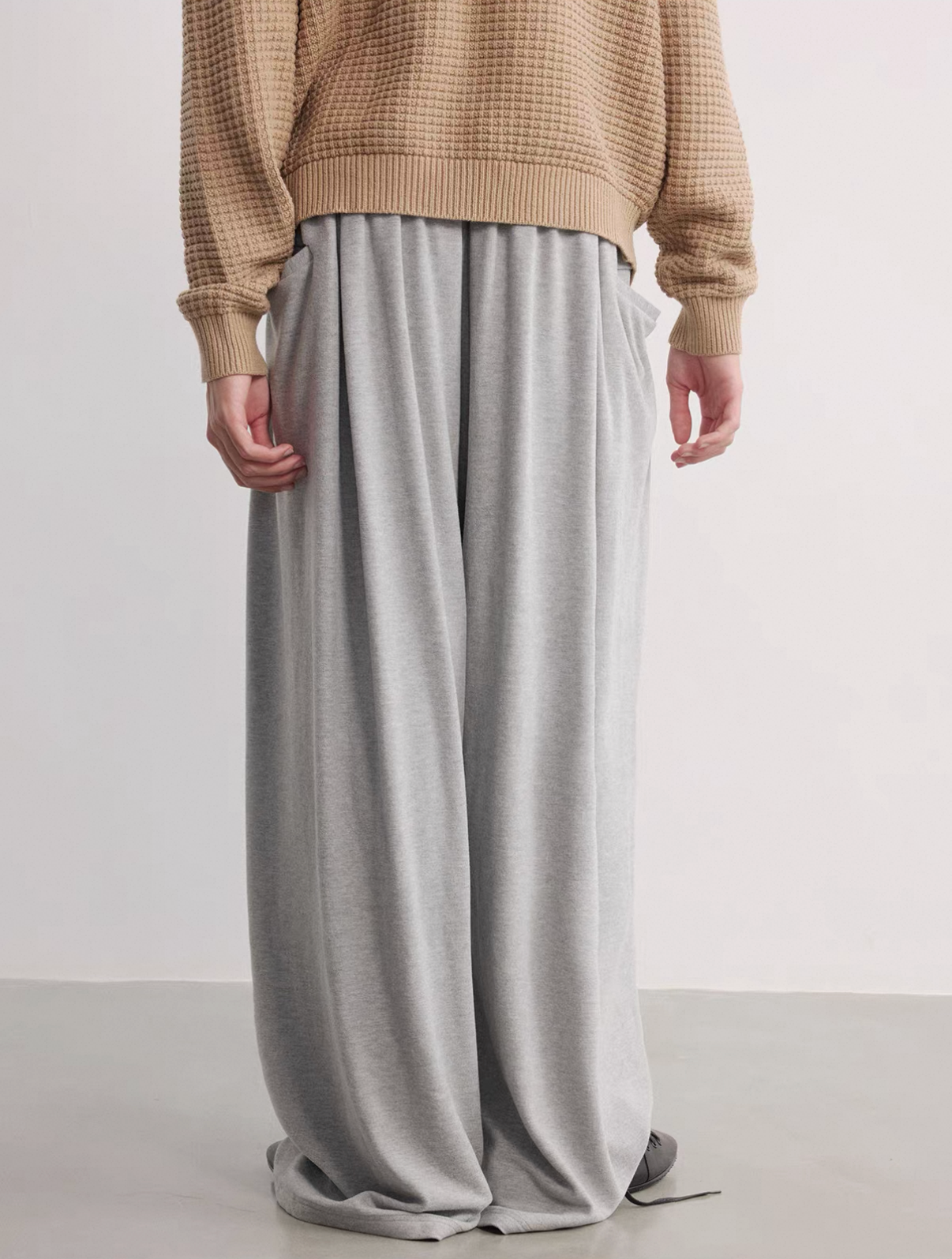 Drawstring Brushed Trouser