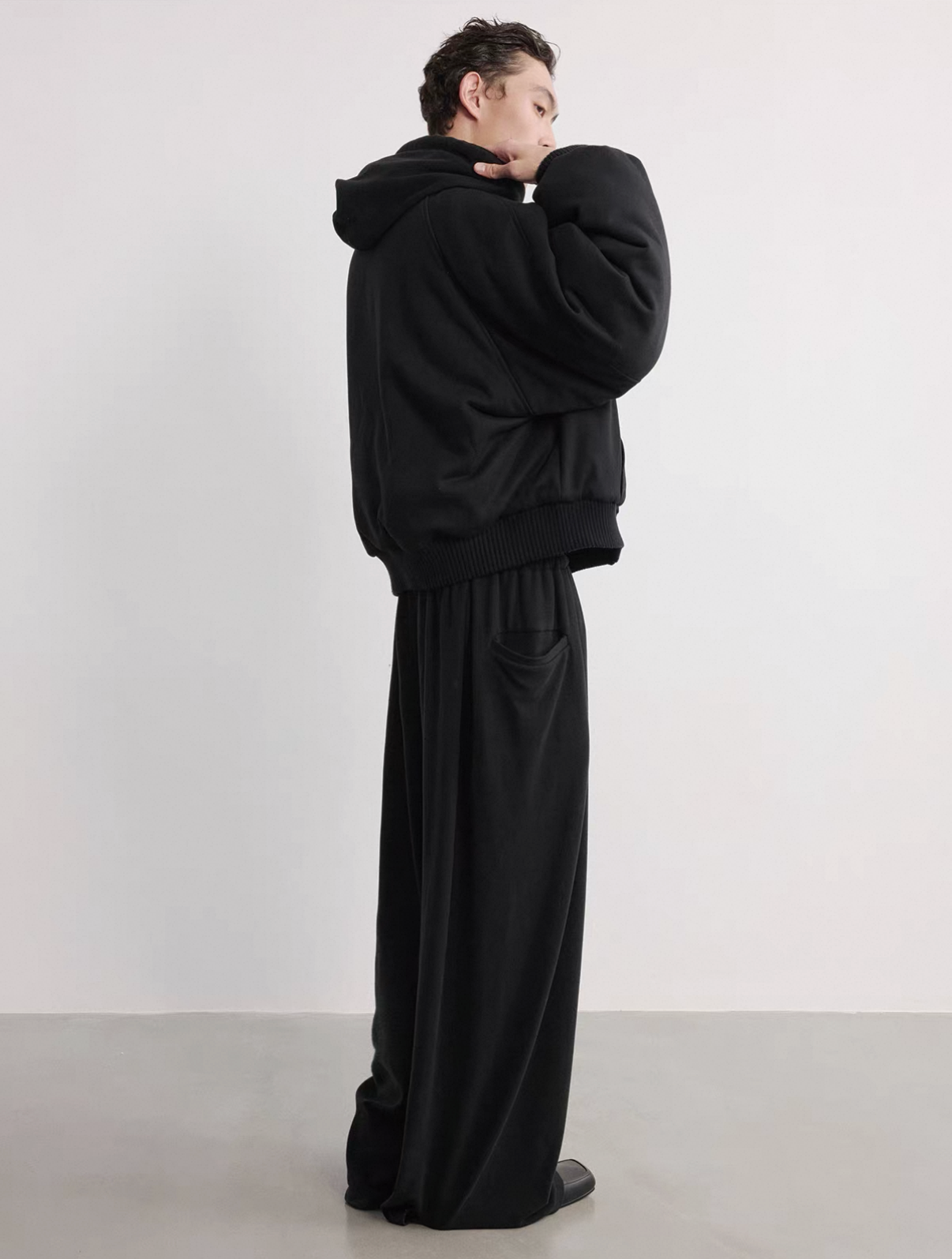 Drawstring Brushed Trouser