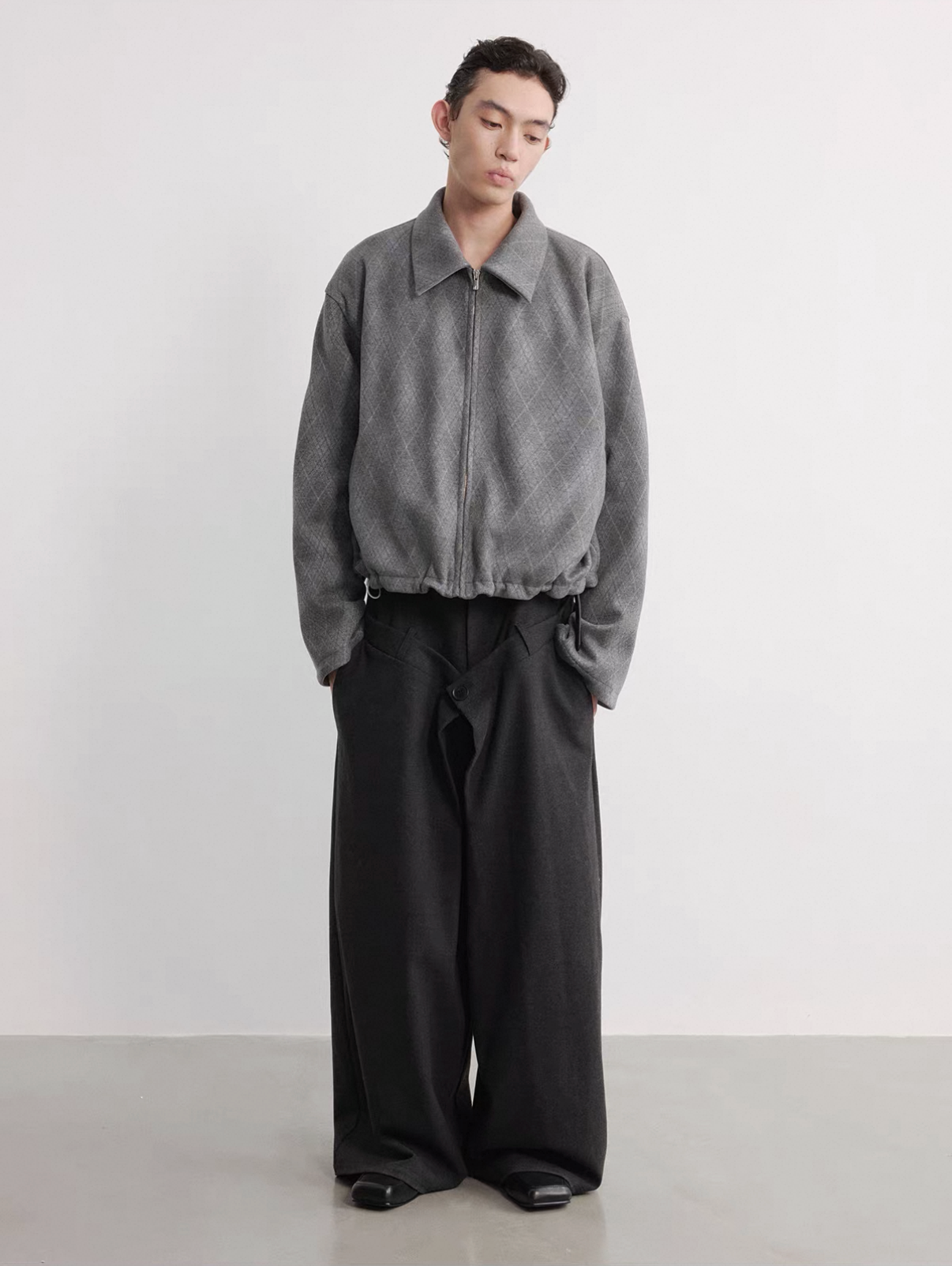 Double waist Wide Leg Pants