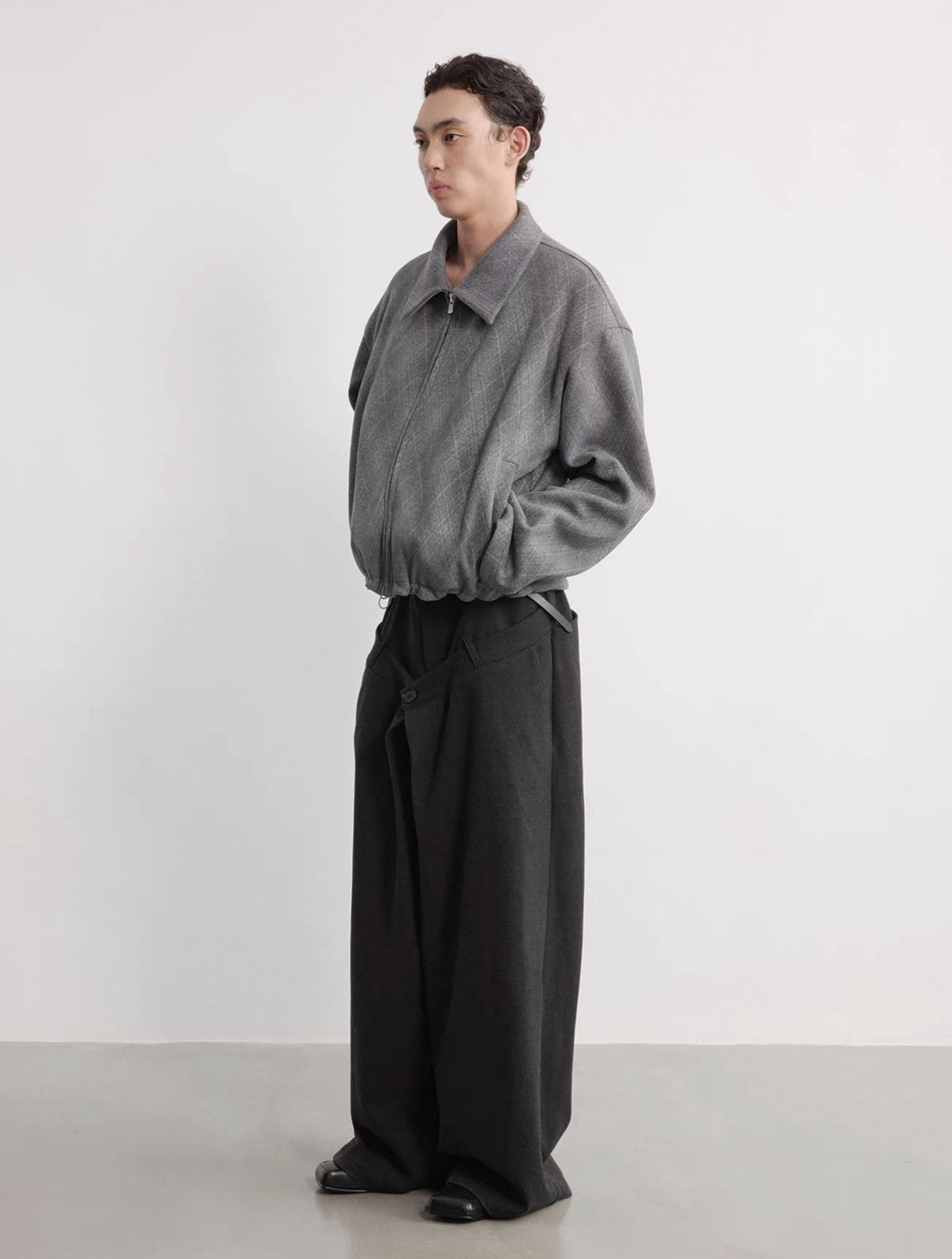 Double waist Wide Leg Pants