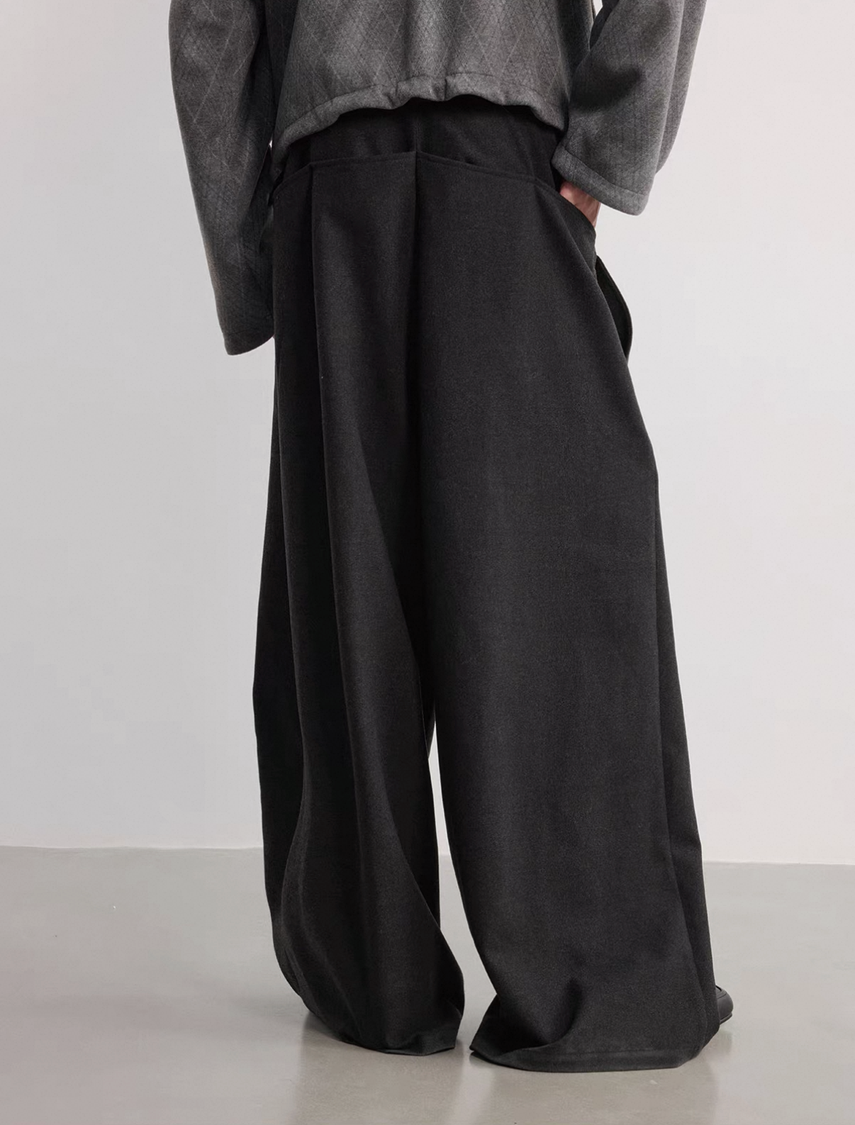 Double waist Wide Leg Pants