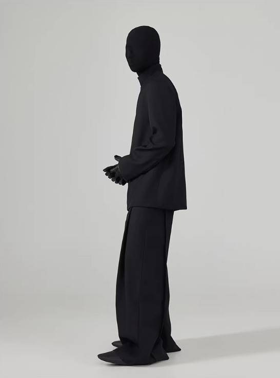 Villain Black Loose Suit Jacket