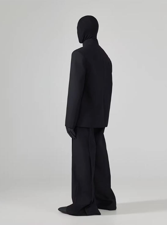 Villain Black Loose Suit Jacket