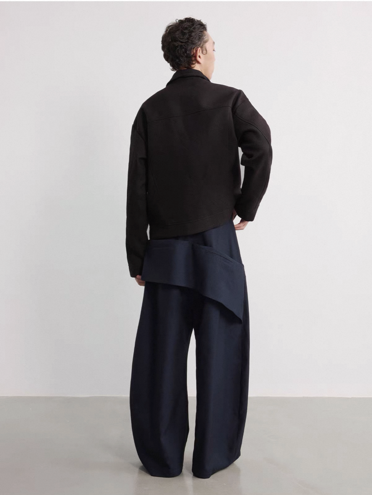 Jacquard Structural Short Jacket