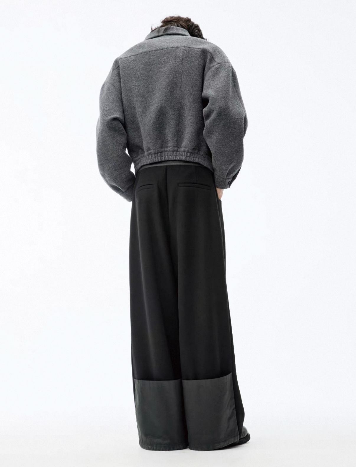 Double Pocket Wool Flight Jacket