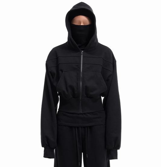 Versatile Cropped Hoodie