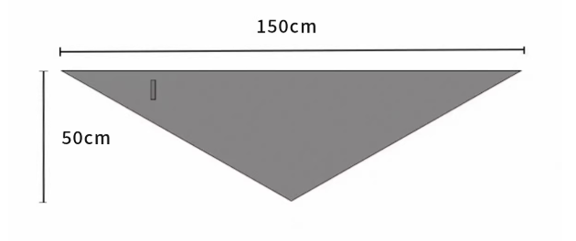 Wool-blend Triangle Scarf