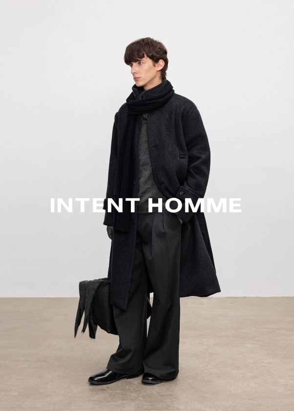 Berlin Wool Blend Shoulder Pad Coat