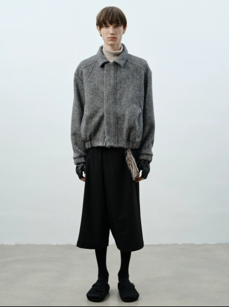 Dropped Shoulder Twill Jacket