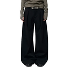 Pleated 3D Draped Trousers