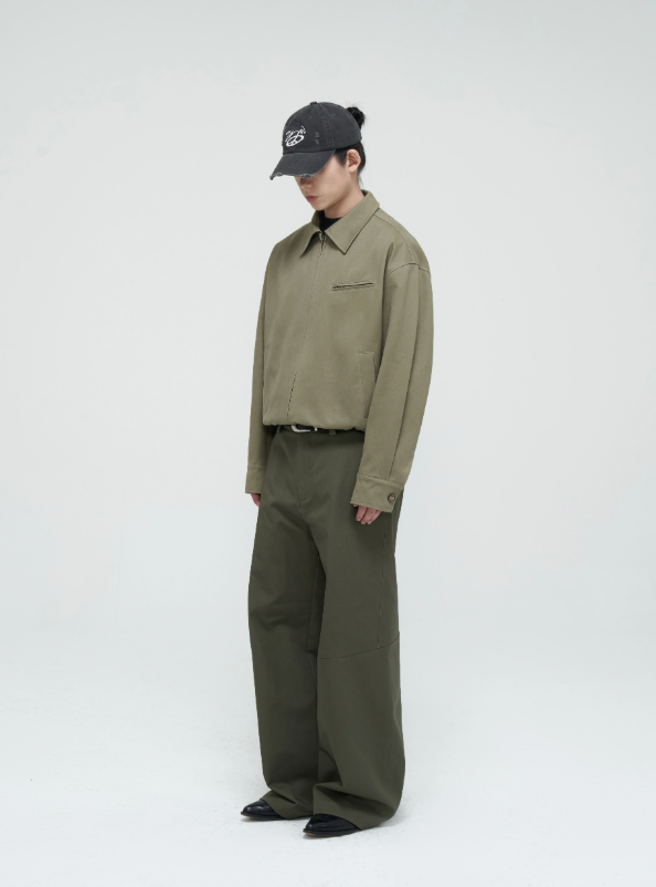 3D Cut Deconstructed Casual Pants