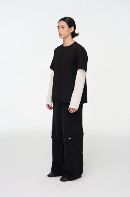 Layered Stripes Longsleeve T-shirt