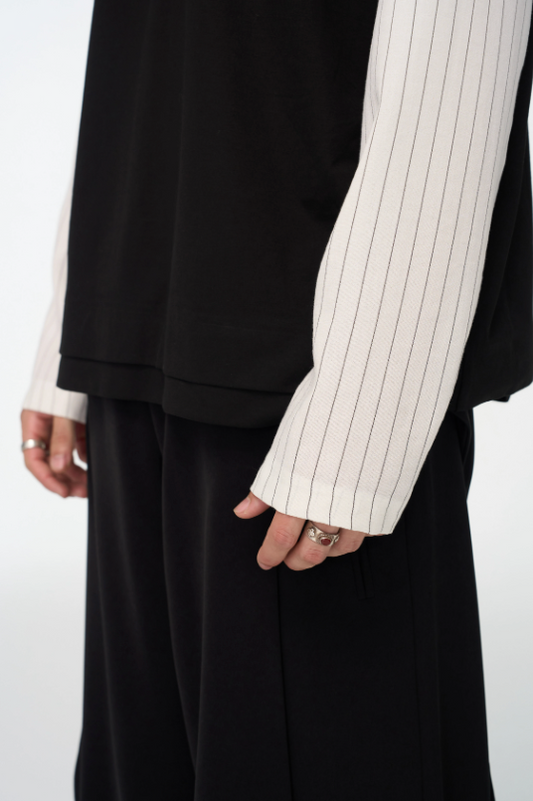 Layered Stripes Longsleeve T-shirt