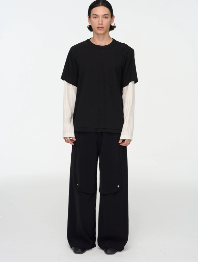 Layered Stripes Longsleeve T-shirt