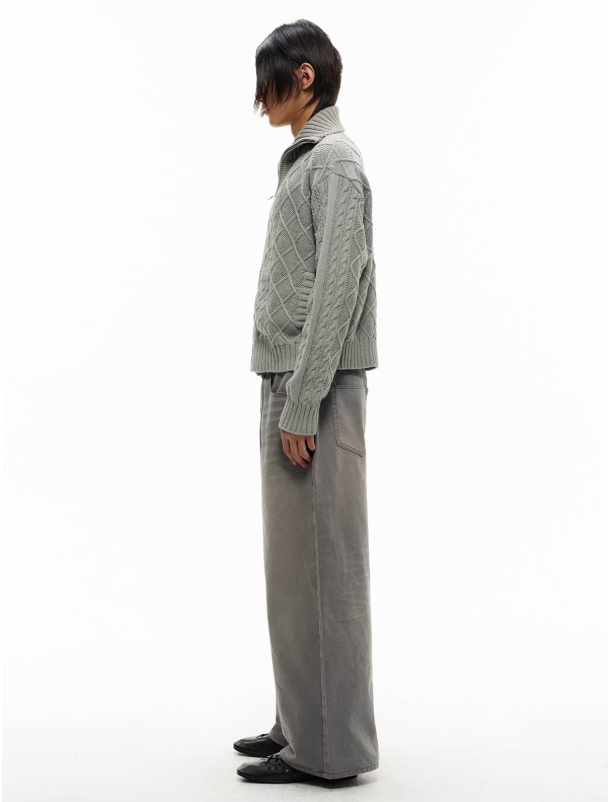 Sun-dried washed Cow 13.OZ Jeans