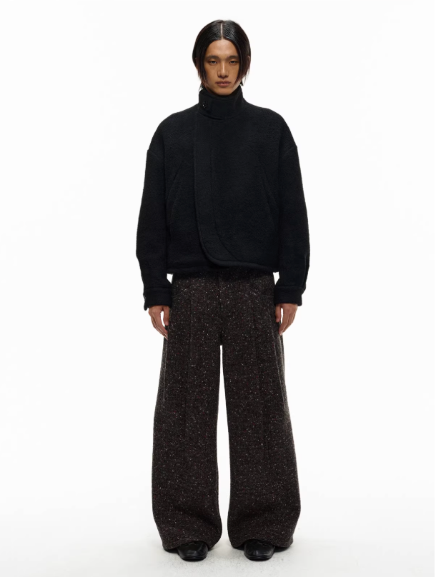 Wool Buckle Loop Jacket