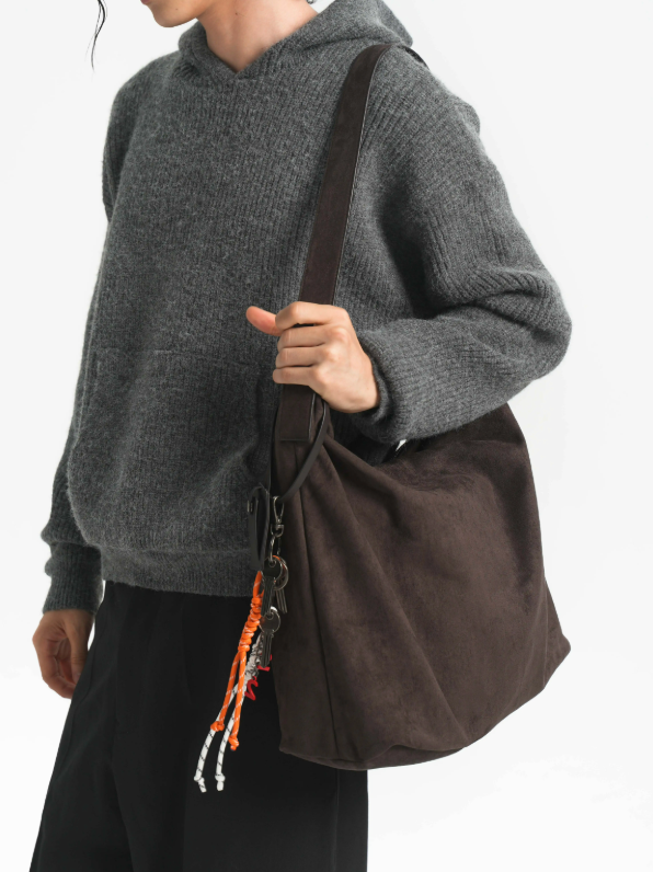SUEDE HOBO BAG