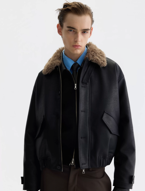 SHEARLING LEATHER JACKET