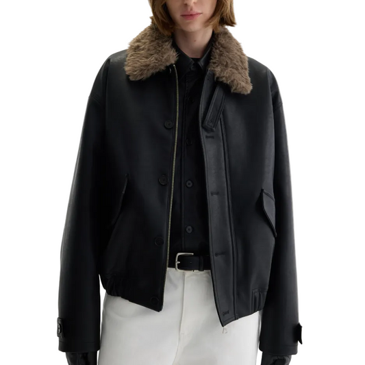SHEARLING LEATHER JACKET